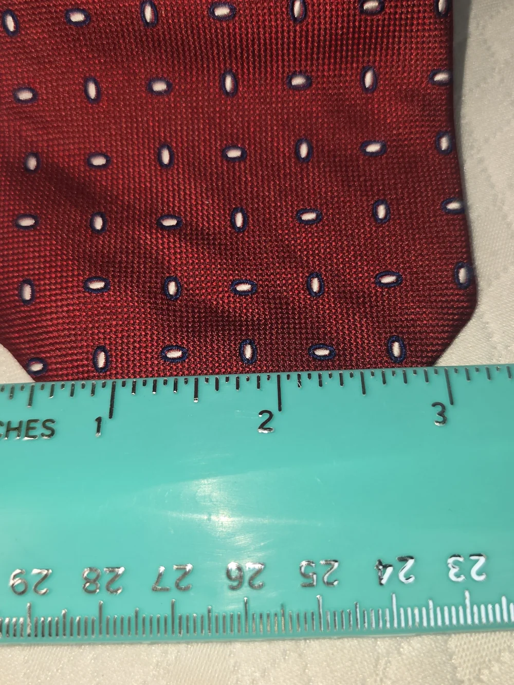 356 brooks brothers pure silk red tie blue white dots professional luxury mens